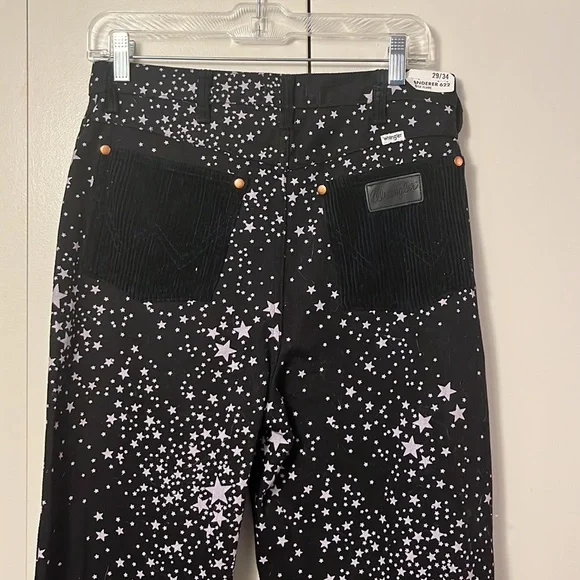 Free People X Wrangler High Rise Flare Jeans - Picture 4 of 6